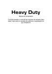 Manual linha Heavy Duty