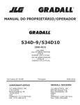 manual do proprietário/operador