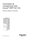 Controlador de carregamento solar Conext™ MPPT 60 150