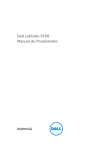 Dell Latitude 3450 Manual do Proprietário