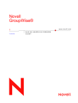 Novell GroupWise®