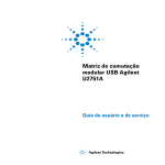 Matriz de comutação modular USB Agilent U2751A