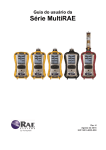 Guia do usuário da Série MultiRAE