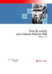 Guia do usuário para sistemas Polycom HDX, versão 1.0.1