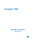Guia Básico do Usuário do CA Clarity PPM