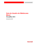 Guia do Usuário do GroupWise WebAccess Móvel 2012