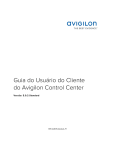 Guia do Usuário do Cliente do Avigilon Control Center