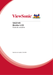 VA2214S Monitor LCD Guia do usuário