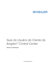 Guia do Usuário do Cliente do Avigilon™ Control Center