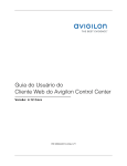 Guia do Usuário do Cliente Web do Avigilon Control