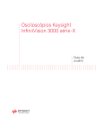 Osciloscópios Keysight InfiniiVision 3000 série