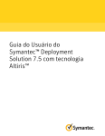 Guia do Usuário do Symantec™ Deployment Solution 7.5 com