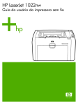 HP LaserJet 1022nw Wireless Printer User Guide
