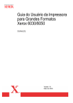 Guia do Usuário da Impressora para Grandes Formatos Xerox 6030