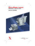 Xerox DocuPrint N4525 Impressora Laser de Rede Guia do Usuário