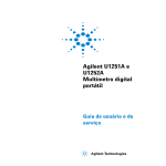 Agilent U1251A e U1252A Multímetro digital portátil