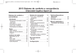 2015 Sistema de conforto e conveniência Chevrolet Captiva Sport M