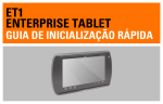 Et1 enterprise Tabletguia de Inicialização Rápida [Brazil Portuguese