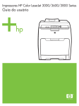 HP Color LaserJet 3000/3600/3800 Series printers User Guide