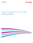 Xerox DocuMate 3125 scanner Guia de usuário