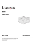 www.lexmark.com Guia do Usuário Março de 2004