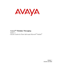 Avaya™ Modular Messaging