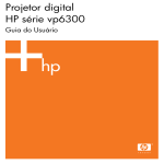 Projetor digital HP série vp6300