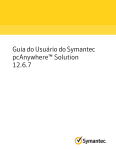Guia do Usuário do Symantec pcAnywhere™ Solution 12.6.7