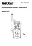 Guia do Usuário Higrotermômetro + Termômetro de Infravermelho