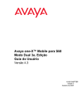Avaya one-X™ Mobile para S60 Modo Dual 3a
