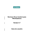 Norman Virus Control para Workstations Versão 5.7 Guia do usuário