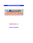 SURVEYWin 4.0 Guia do Usuário