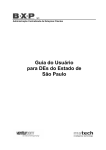 Guia do Usuário para DEs do Estado de São Paulo