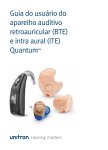 Guia do usuário do aparelho auditivo retroauricular