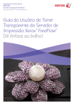 Guia do Usuário de Toner Transparente do Servidor de