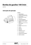 Bomba de gasóleo 100 l/min