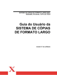 Guia do Usuário da SISTEMA DE CÓPIAS DE FORMATO LARGO