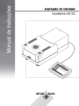 Manual de Instruções Analisador de Umidade Excellence HS153