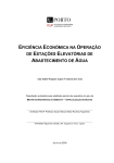 eficiência económica na operação de estações elevatórias de