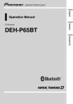 DEH-P65BT (English / Español / Português) Baixe