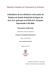 Mestrado Integrado em Engenharia do Ambiente Indicadores de