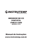 MEDIDOR DE CO PORTÁTIL ITMCO-1500