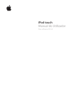 iPod touch Manual do Utilizador