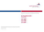 Ar Condicionado CC-160T CC-170T CC-200T