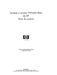 Teclado e monitor TFT5600 RKM da HP Guia do usuário