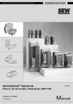 MOVIDRIVE® MDX61B Placa de Encoder Absoluto DIP11B