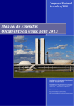 Manual de Emendas Orçamento da União para 2013