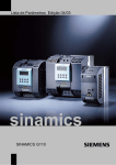 Lista de Parâmetros Edição 04/03 SINAMICS G110