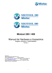 Miotool 200 / 400 Manual de Hardware e Acessórios