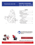 Transmissão série C20 Índice Operação e manutenção